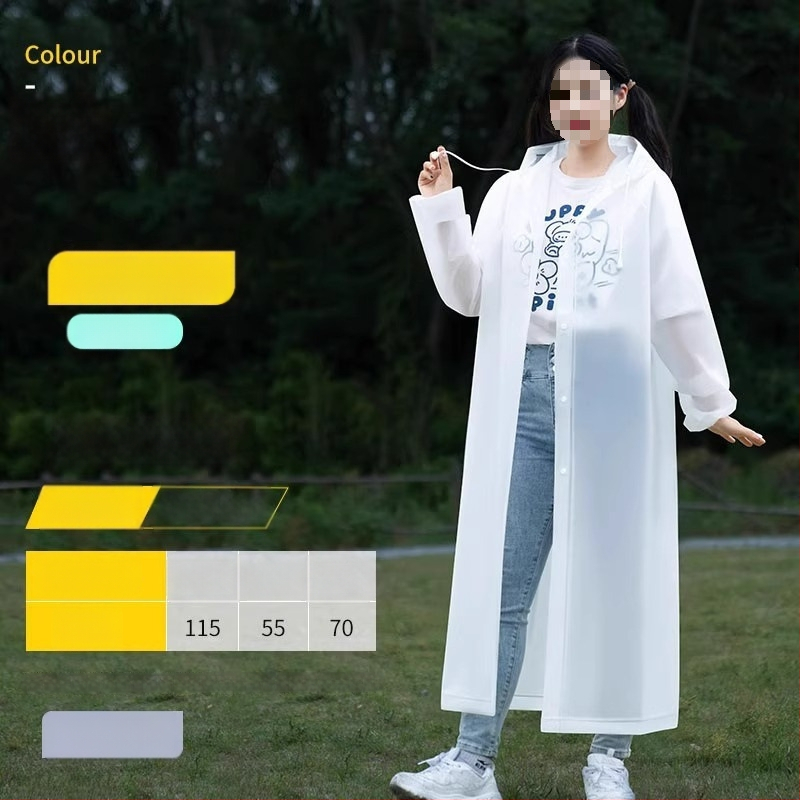 Suaugusiųjų storas PVC lietaus pončas, lauko kelionėms ir alpinizmui – kartojamai naudojamas