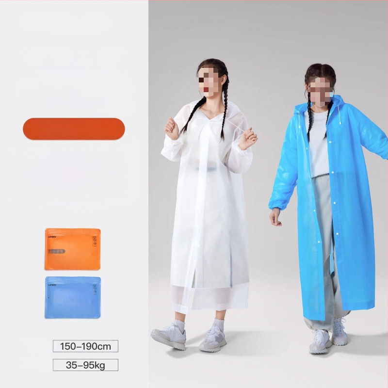 Suaugusiųjų storas PVC lietaus pončas, lauko kelionėms ir alpinizmui – kartojamai naudojamas