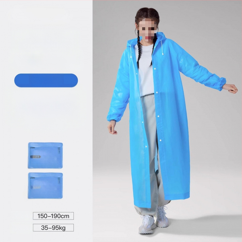 Suaugusiųjų storas PVC lietaus pončas, lauko kelionėms ir alpinizmui – kartojamai naudojamas