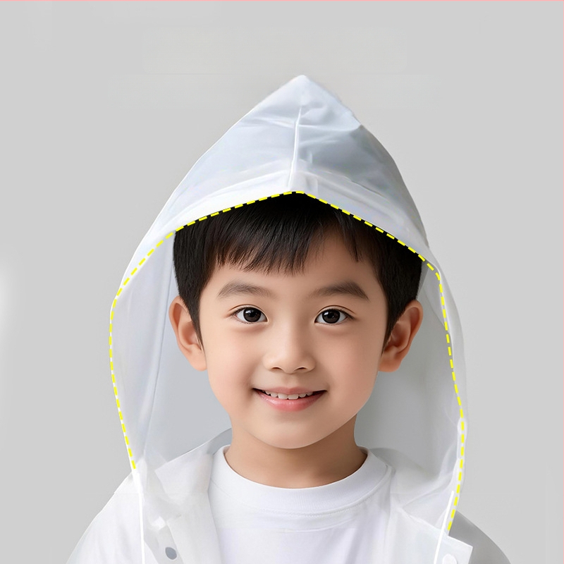 Vaikų EVA lietaus lietpalatis, ilgo kirpimo, viso kūno apsauga, mokyklai ir kelionėms, nešiojamas pončas
