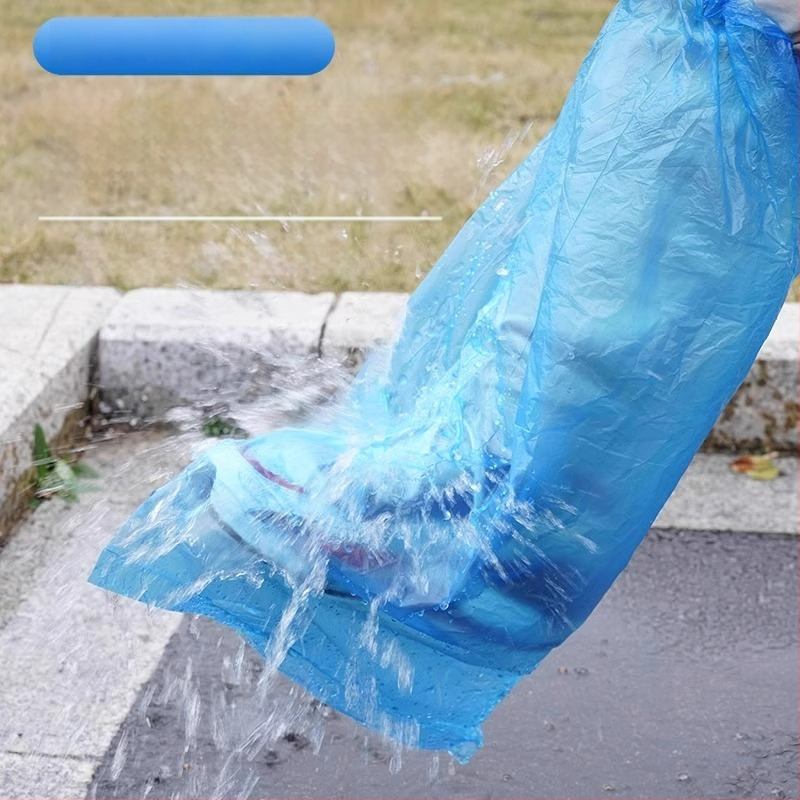 Vienkartinė vandeniui atspari avalynės gaubtelis, skaidrus storas plastikas, ilgaamžė lauko naudojimui