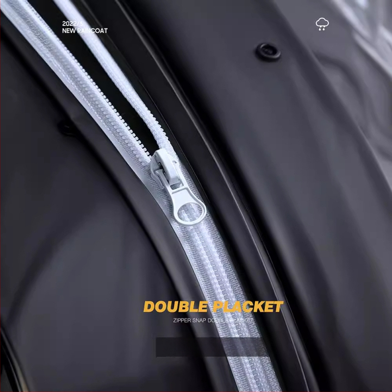 Daugkartinis lietaus pončas suaugusiesiems, tinkamas motociklui/elektriniam transporteriui, EVA audinys, storas, vienai asmeniui