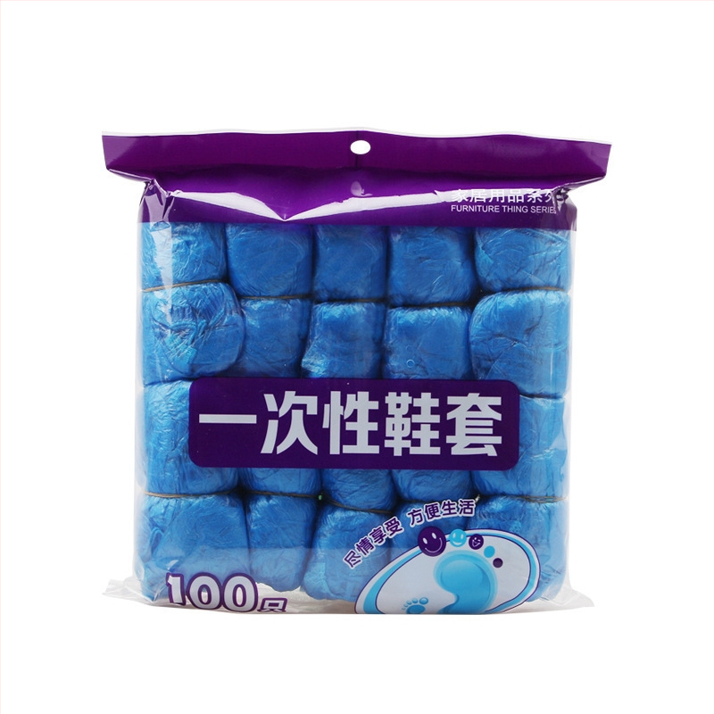 Vienkartiniai stora plastikiniai batų dangteliai vidaus naudojimui, dulkių apsauga suaugusiems