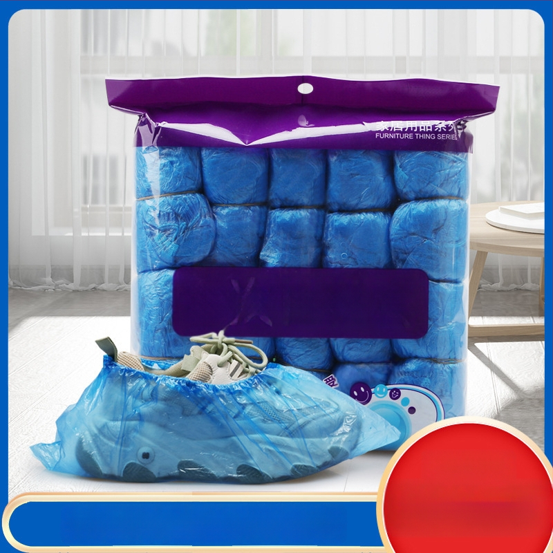 Vienkartiniai stora plastikiniai batų dangteliai vidaus naudojimui, dulkių apsauga suaugusiems