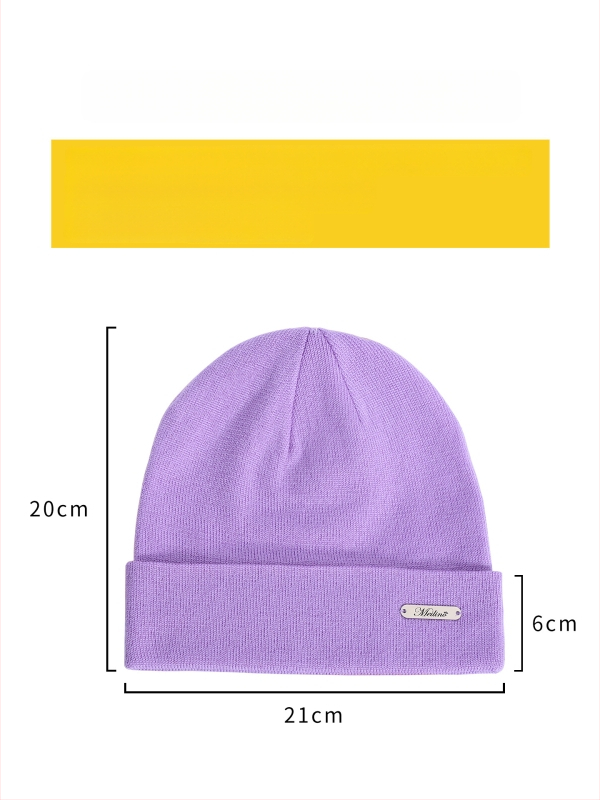 Unisex kepurė iš merino vilnos, nerta, skirta lauko žygiams ir dviračių važiavimui, ausų apsauga