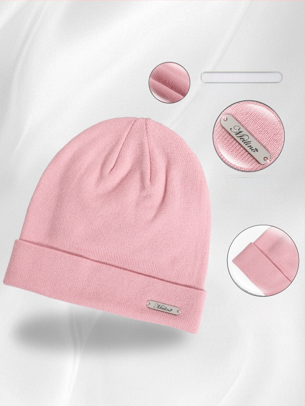 Unisex kepurė iš merino vilnos, nerta, skirta lauko žygiams ir dviračių važiavimui, ausų apsauga