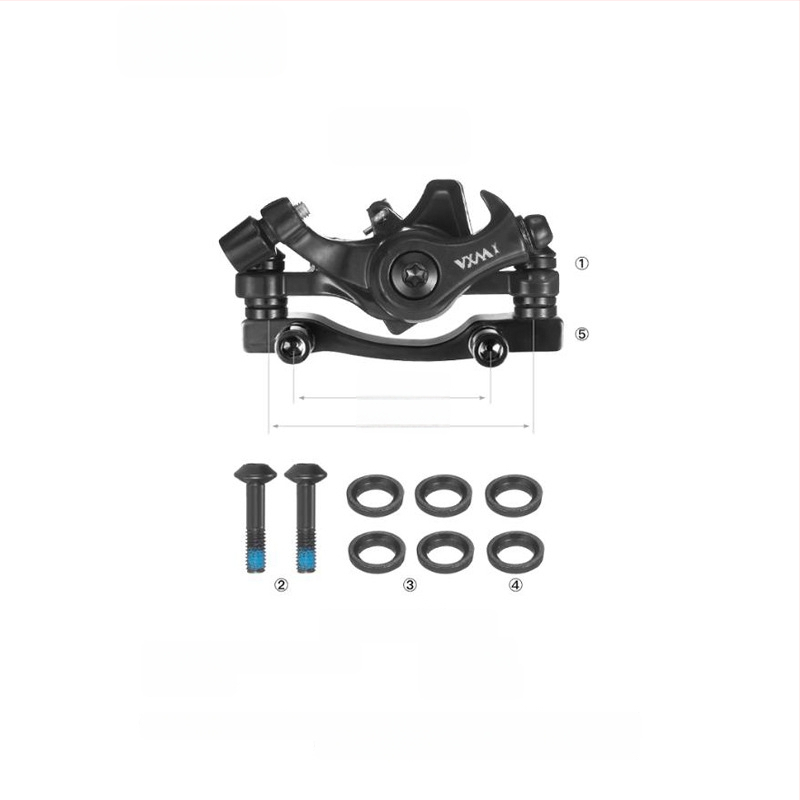 VXM Metallist jalgratta ketaspiduri kaliper – kohandatav paigaldus ees ja taga, mägijalgrattastele
