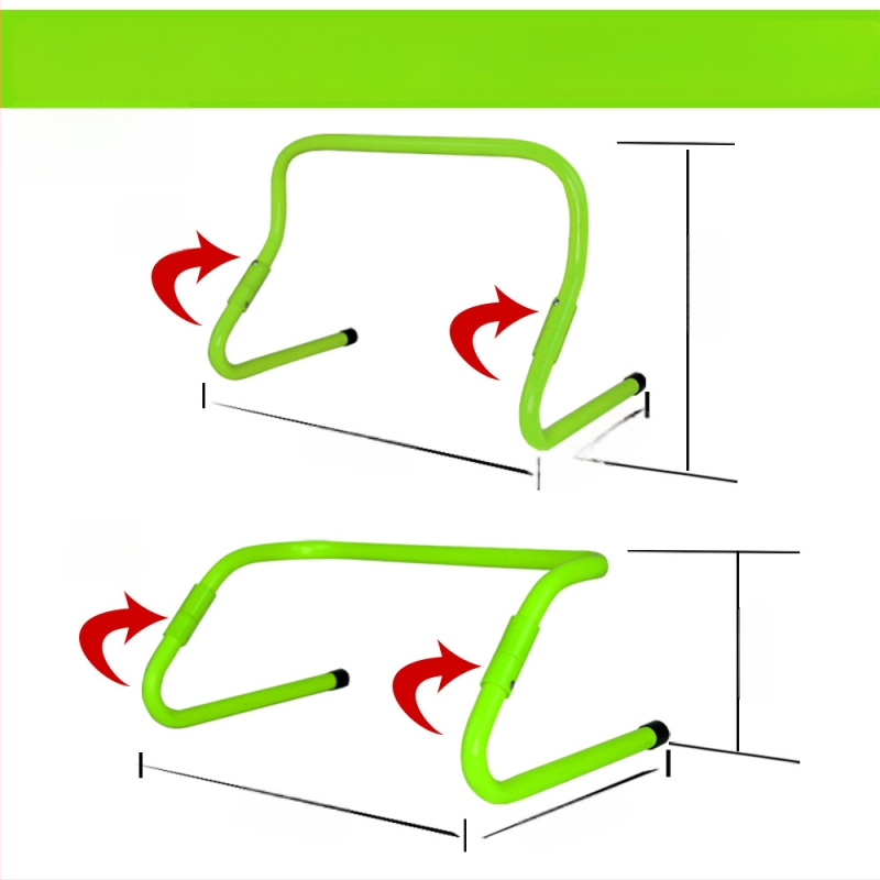 Sulankstomi reguliuojami futbolo treniravimo kliūtys vaikams – PVC treniravimo įrankis