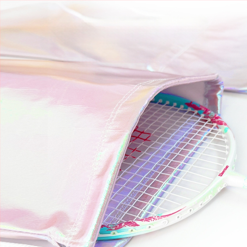Badmintoni/tenise raketikotis diagonaalse õla rihmaga, veekindel, suur maht, polüestri materjal
