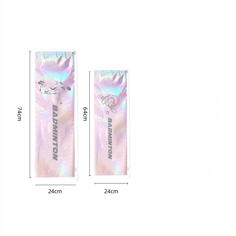 Badmintoni/tenise raketikotis diagonaalse õla rihmaga, veekindel, suur maht, polüestri materjal