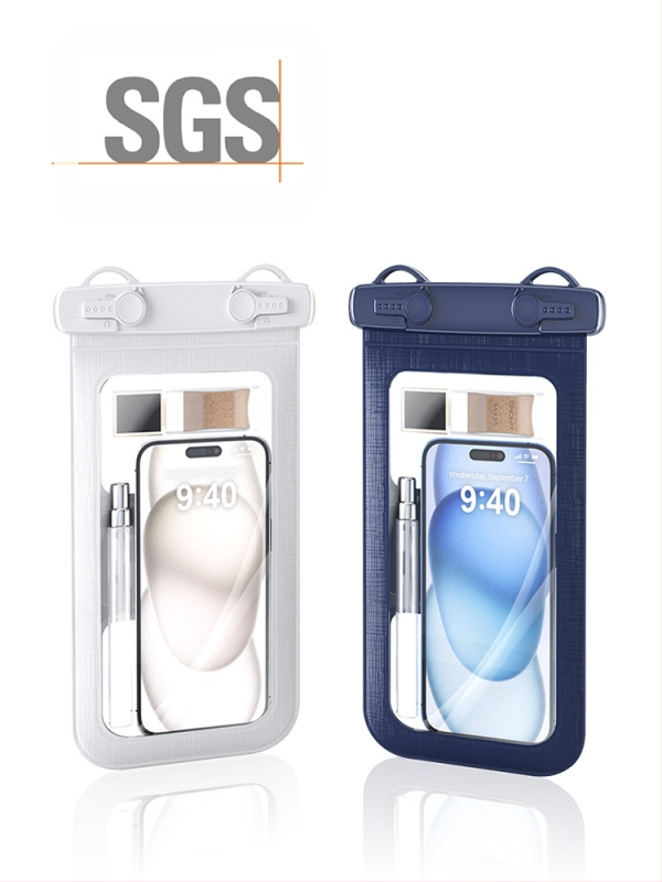 Veekindel telefonikott käevõru stiilis, puutetundlik ekraan, PVC-materjal, suur maht, sobib välitegevusteks