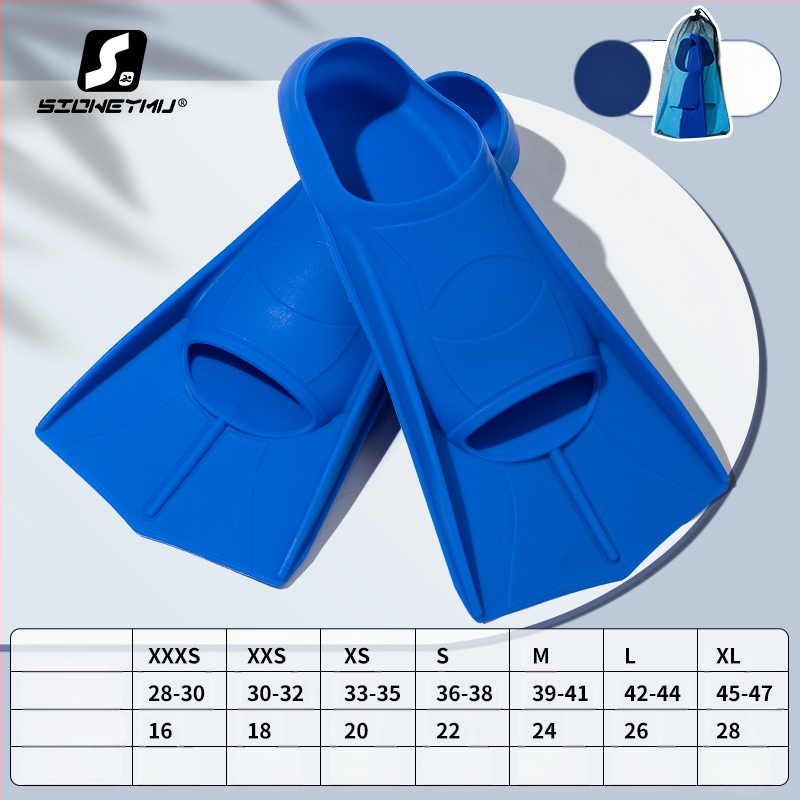 Silicone ujumispinnid, unisex, lühikesed – Sioweymu, Zhejiang päritolu