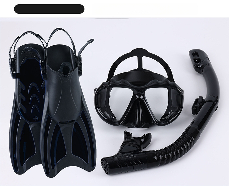 Snorkeliavimo komplektas: plaukimo pirštinės, sausasis snorkelis ir nardymo maska; Medžiaga: PP, TPR, POM; Prekės ženklas: Asy; Tinkamas suaugusiems ir vaikams