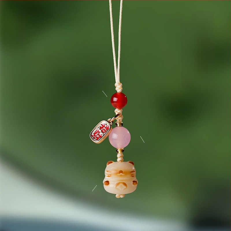 Käsitöö Bodhi bagażāžas talisman — armas loomamuster (karu/siga/väike loom), Materjal Bodhi