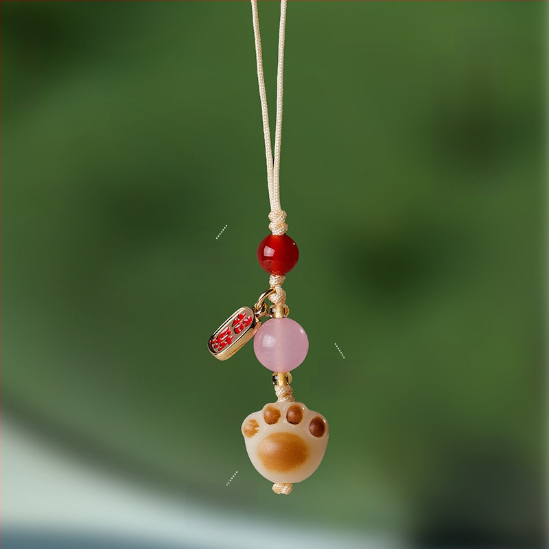 Käsitöö Bodhi bagażāžas talisman — armas loomamuster (karu/siga/väike loom), Materjal Bodhi