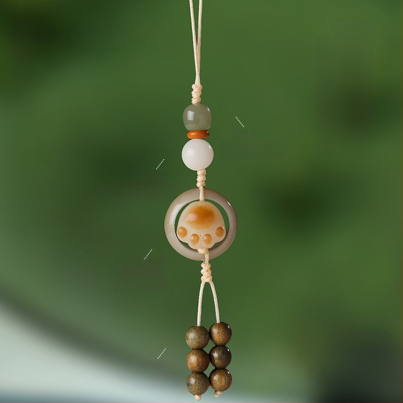 Käsitöö Bodhi bagażāžas talisman — armas loomamuster (karu/siga/väike loom), Materjal Bodhi