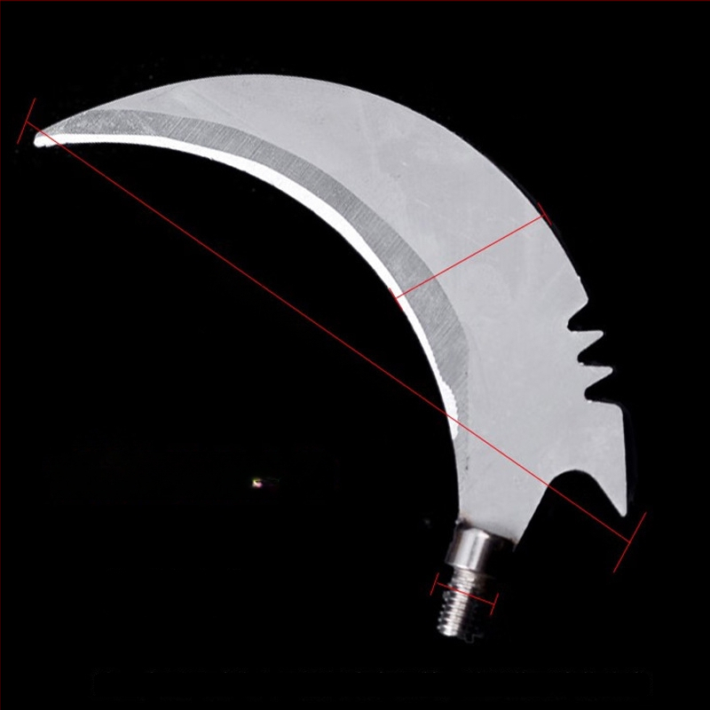 Roostevabast teras – tööriist veekasvade jaoks: saks veekasvadele, kalapüügi harja, konksu pea, oksa saag, võrgustiku vars tarvikud