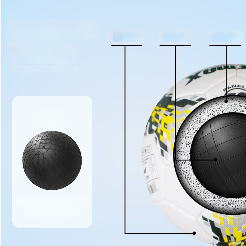 PVC futbolo kamuolys vaikams — mašininu siuvimu treniruočių kamuolys pradinėms ir vidurinėms mokykloms