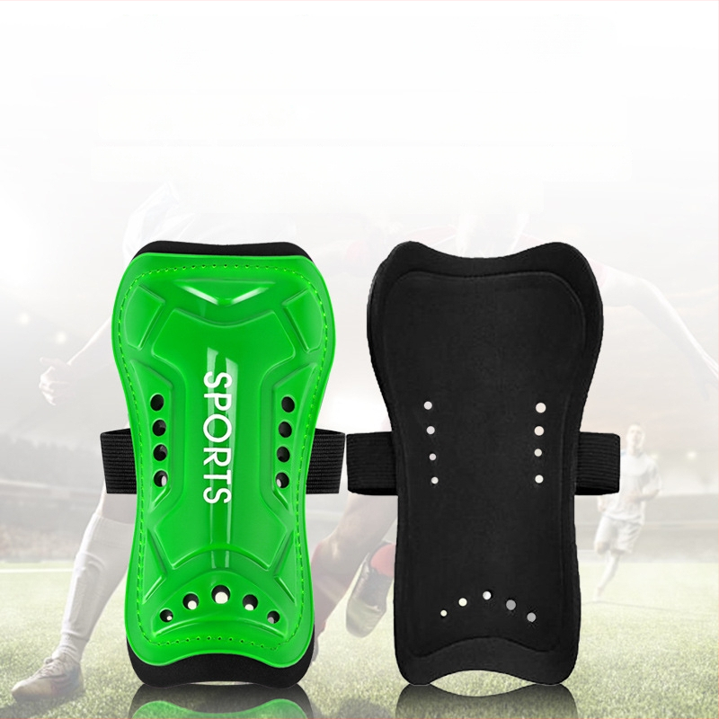 Blauzdos apsaugų komplektas su dirželiais, PU medžiaga, Prekės Nr. HTB02+HTB34, Elephant Series, Futbolas