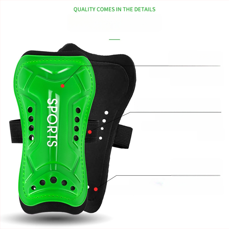 Blauzdos apsaugų komplektas su dirželiais, PU medžiaga, Prekės Nr. HTB02+HTB34, Elephant Series, Futbolas