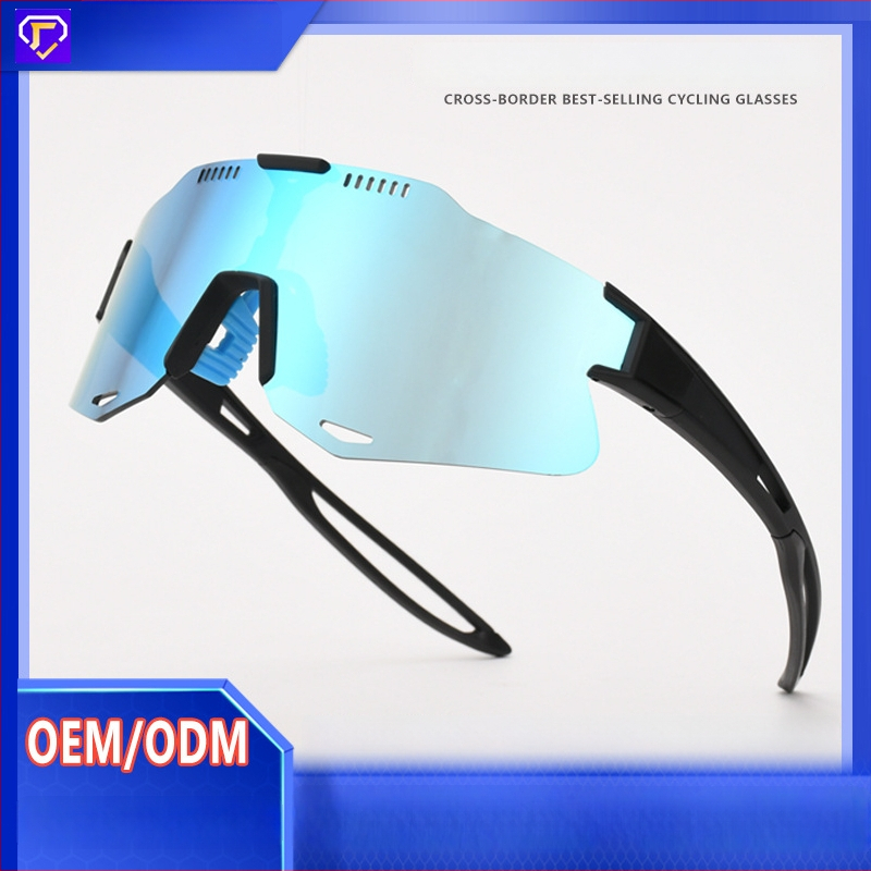 TR90 dviračių akiniai UY080, abiem lytims, be rėmelio, keičiami lęšiai