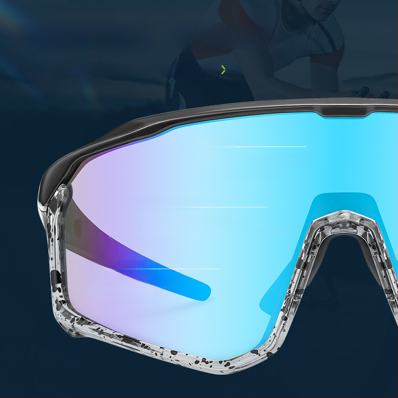 Dviračių akiniai ZM99011, keičiamos lęšiai, vėjo atsparūs, pilnas rėmas, unisex