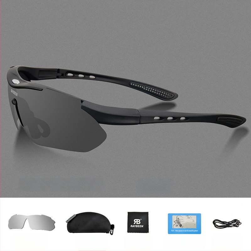 Strength Merchants poliarizuoti dviračių akiniai YJ04, suderinami su dioptrijomis, nuimami tempai, inžinerinė derva