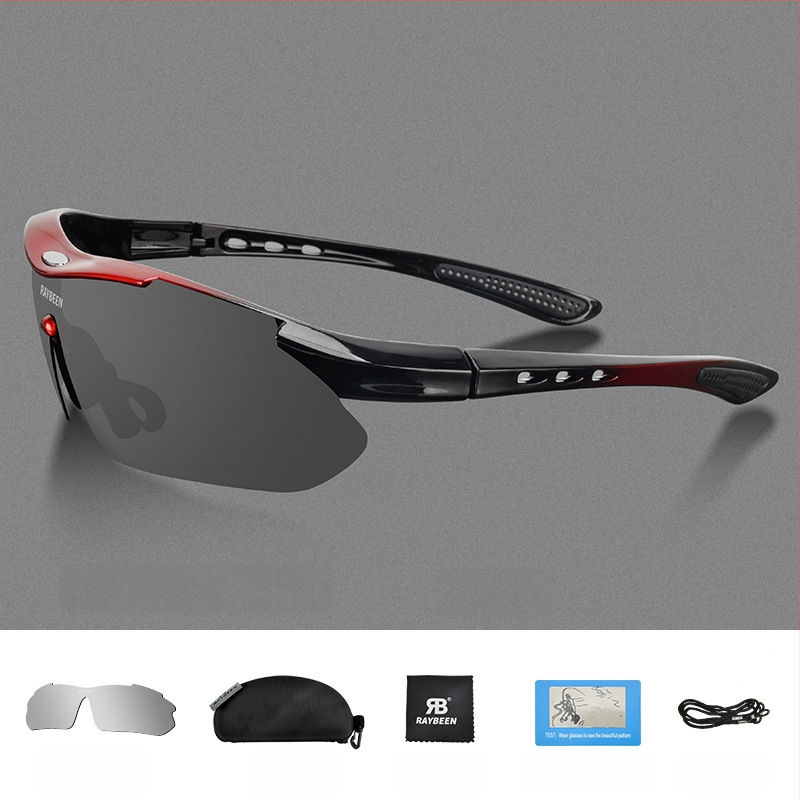 Strength Merchants poliarizuoti dviračių akiniai YJ04, suderinami su dioptrijomis, nuimami tempai, inžinerinė derva