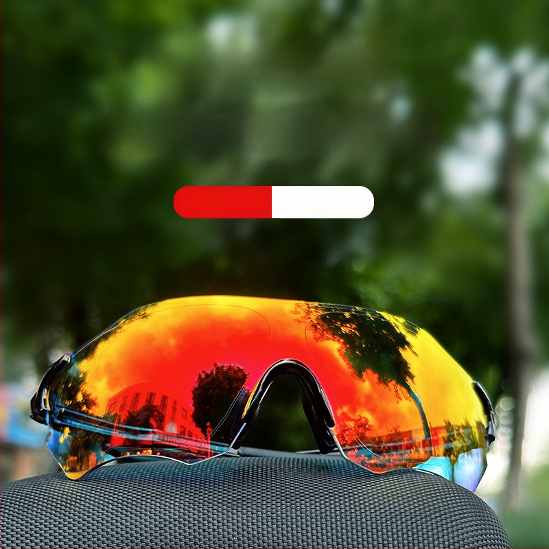 Poliarizuotos dviratininko akinės LP5001, unisex, TR90 rėmas, keičiamų lęšių, reguliuojamas nosies tiltelis