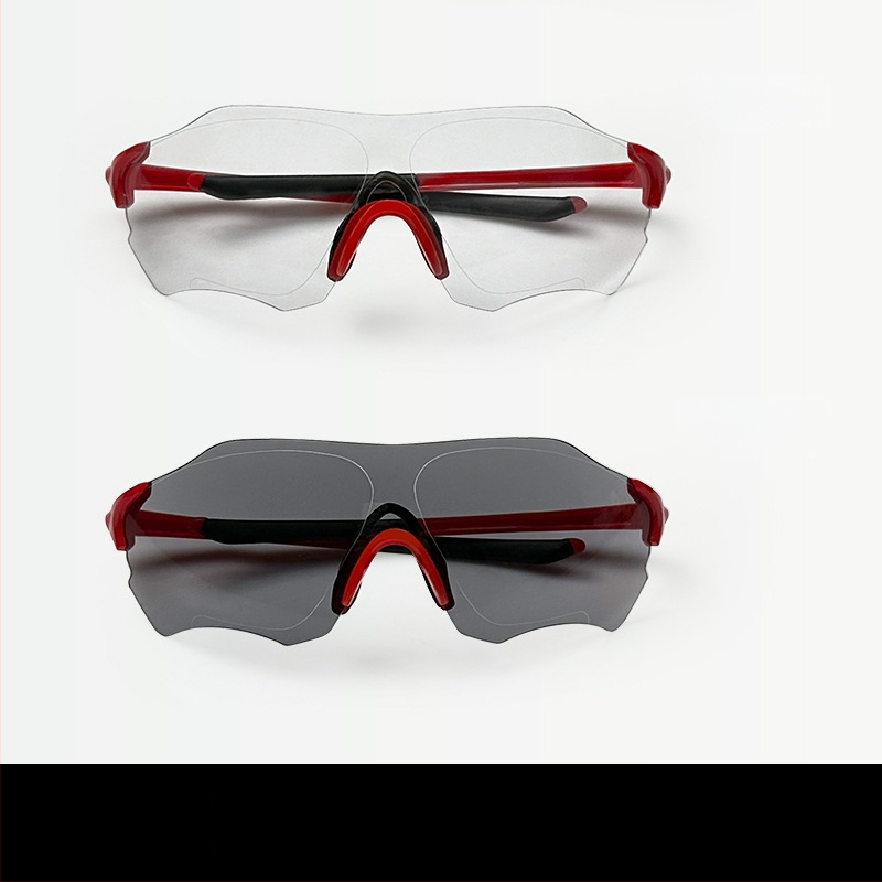 Poliarizuotos dviratininko akinės LP5001, unisex, TR90 rėmas, keičiamų lęšių, reguliuojamas nosies tiltelis