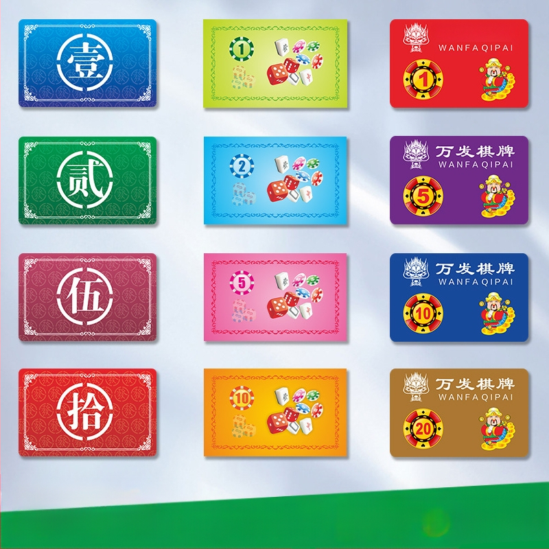 Majong o kambario čipai, dėžėje 200 vnt., medžiaga: Kita, pritaikoma