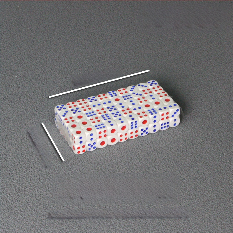 Bo Dian kauliukai – mišrios medžiagos, stilis Fillet, pakuotė: 100 vnt dėžutėje