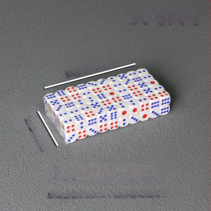 Bo Dian kauliukai – mišrios medžiagos, stilis Fillet, pakuotė: 100 vnt dėžutėje