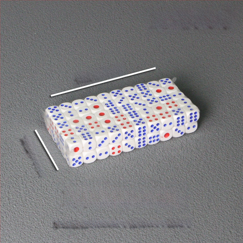 Bo Dian kauliukai – mišrios medžiagos, stilis Fillet, pakuotė: 100 vnt dėžutėje