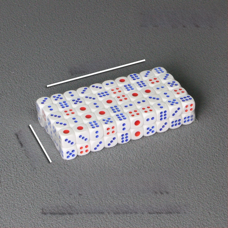 Bo Dian kauliukai – mišrios medžiagos, stilis Fillet, pakuotė: 100 vnt dėžutėje