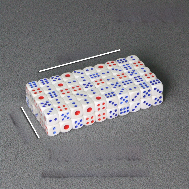 Bo Dian kauliukai – mišrios medžiagos, stilis Fillet, pakuotė: 100 vnt dėžutėje