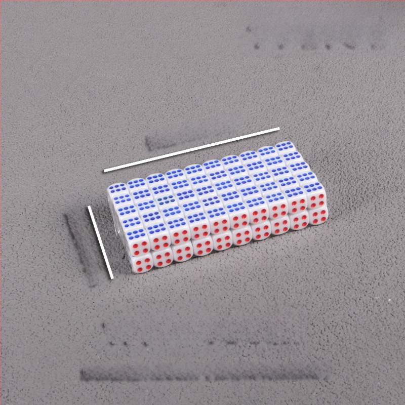 Bo Dian kauliukai – mišrios medžiagos, stilis Fillet, pakuotė: 100 vnt dėžutėje