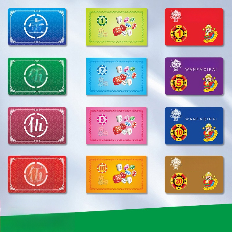 Ouya PVC pokerio žetonai – 100 vnt., Mahjong, šachmatai ir kortų žaidimai, Texas Hold'em