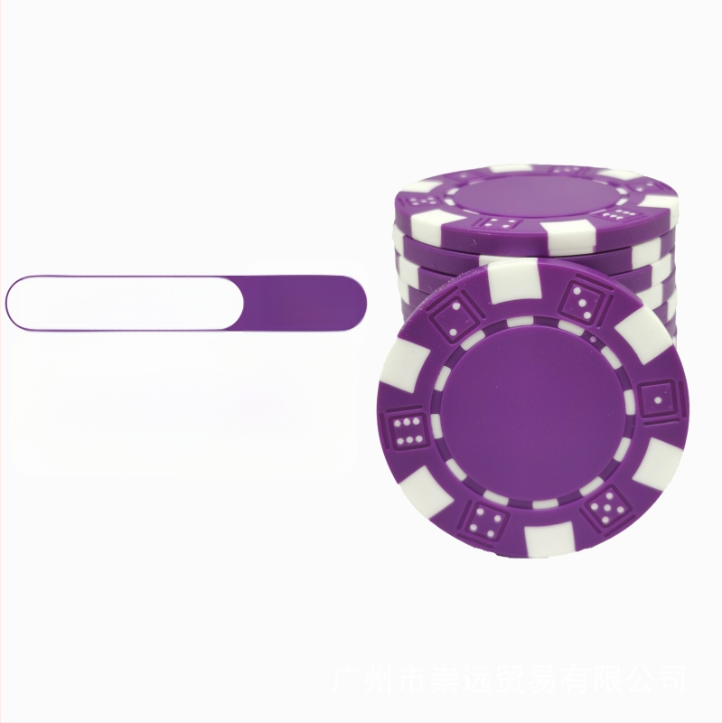 Texas Hold'em tušti čipai, be nominalios vertės, ABS medžiaga, 25 vnt.