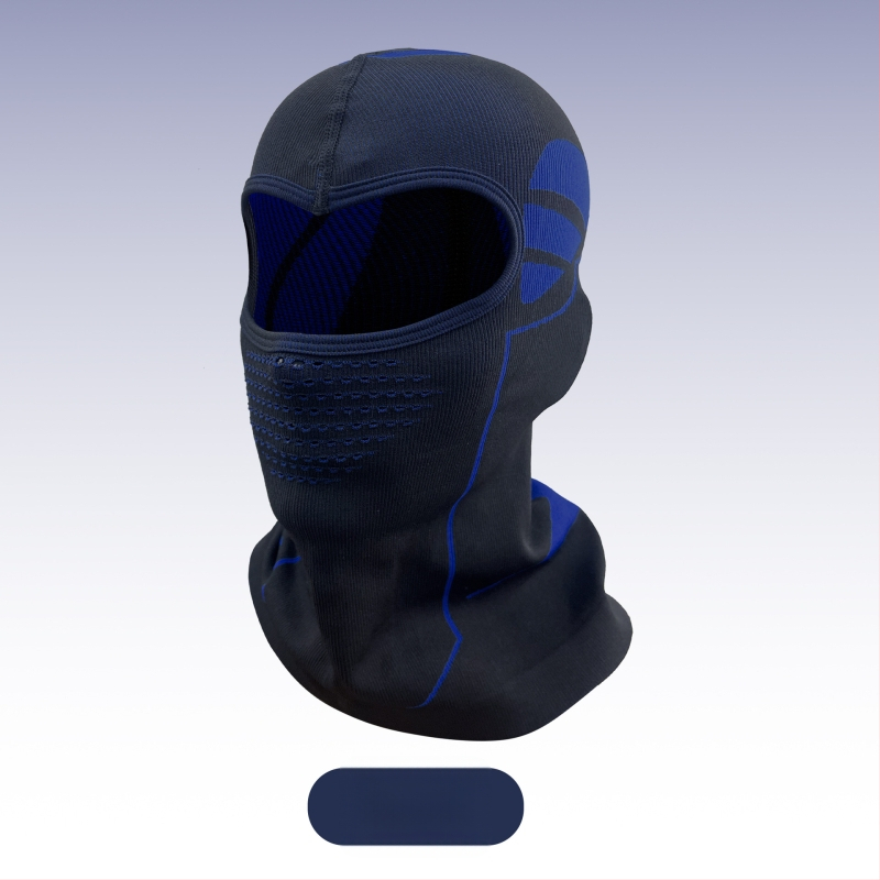Žieminė dviračių kaukė su gobtuvu — vėjo atspari, šilta megzta veido apsauga, medžiaga nailonas, prekinis ženklas Jingxing, unisex