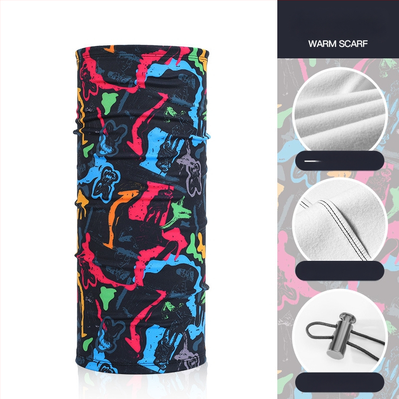 Rexchi važiavimo kaukė žieminė, veliūrinė, anti-spritz, stora šilta, hip-hop magiškas turbanas, vyriškas modelis, tinkama dviračiams/pėsčiamis/slidinėjimui