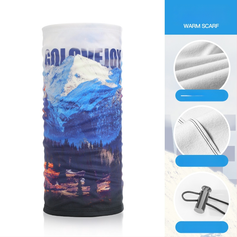 Rexchi važiavimo kaukė žieminė, veliūrinė, anti-spritz, stora šilta, hip-hop magiškas turbanas, vyriškas modelis, tinkama dviračiams/pėsčiamis/slidinėjimui