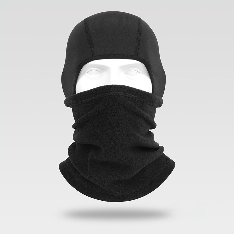 Dviračių veido kaukė su poliariniu flisu, žiemiškai šilta galvos apdaila važiavimui ir slidinėjimui, poliesteris, prekinis ženklas Ruidong, universalus, vėjo atspari
