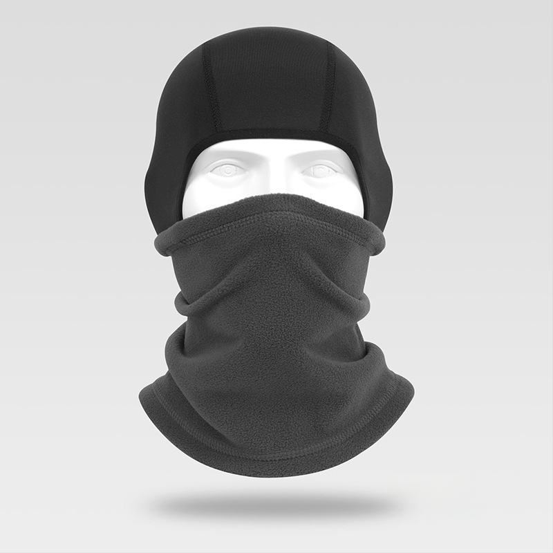 Dviračių veido kaukė su poliariniu flisu, žiemiškai šilta galvos apdaila važiavimui ir slidinėjimui, poliesteris, prekinis ženklas Ruidong, universalus, vėjo atspari