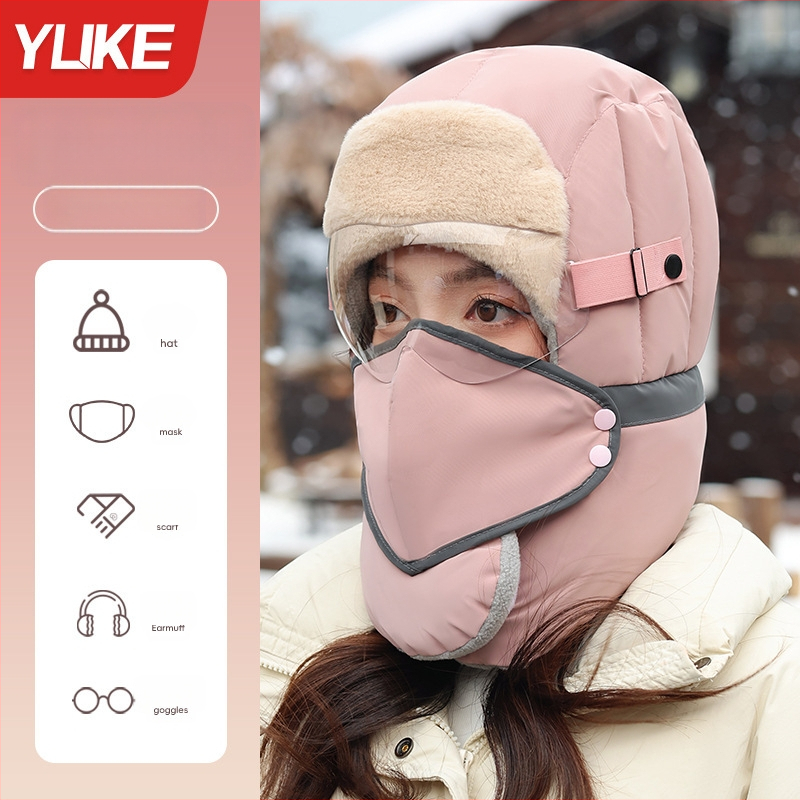 Dviračių veido kaukė (vandeniui atsparus audinys, prekės ženklas Yuke, unisex, be importo)