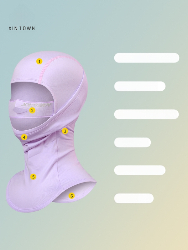 Dviejų sluoksnių šilta vaikiška slidinėjimo kaukė – unisex, poliesteris