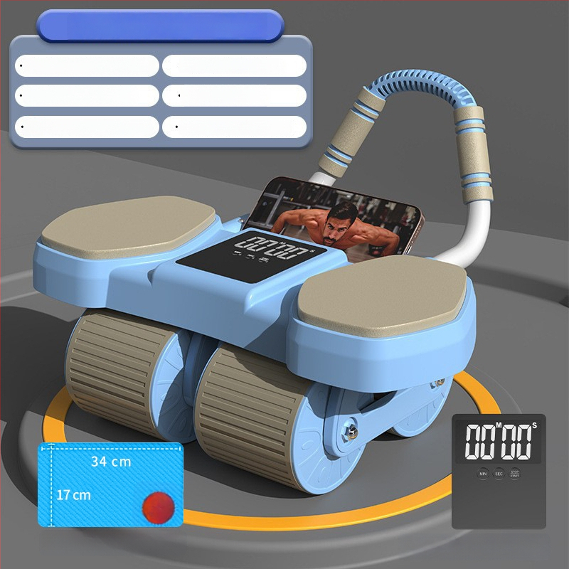 Kõhu ratas automaatse tagasipöördumisega, küünarnuki tugi, 2,2 kg, mudel QF-SLTKJFL