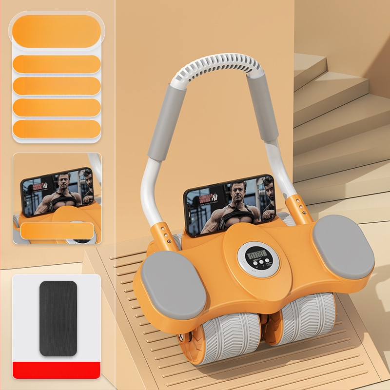 Kõhu ratas automaatse tagasipöördumisega, küünarnuki tugi, 2,2 kg, mudel QF-SLTKJFL