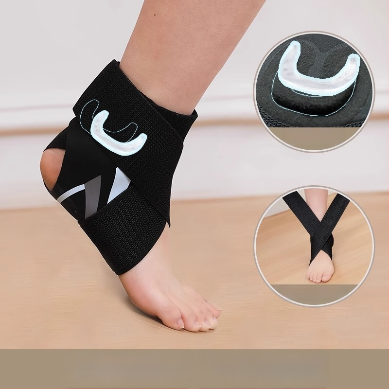 Tartini čiurnos apsauginė priemonė – poliesterio pluoštas, skirta badmintonui, čiurnos apsauga ir reabilitacija