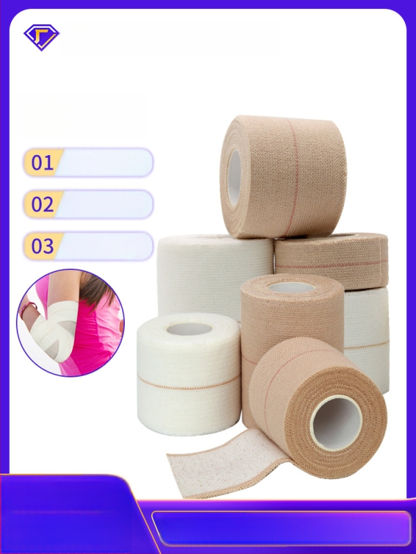 Vienpusė lipni elastinga tvarstis čiurnai, riešui ir keliui – medvilninė sportinė juosta, suaugusiems, svorių kilnojimui, imtynėms, fitnesui (Kombinuota apsauginė įranga)